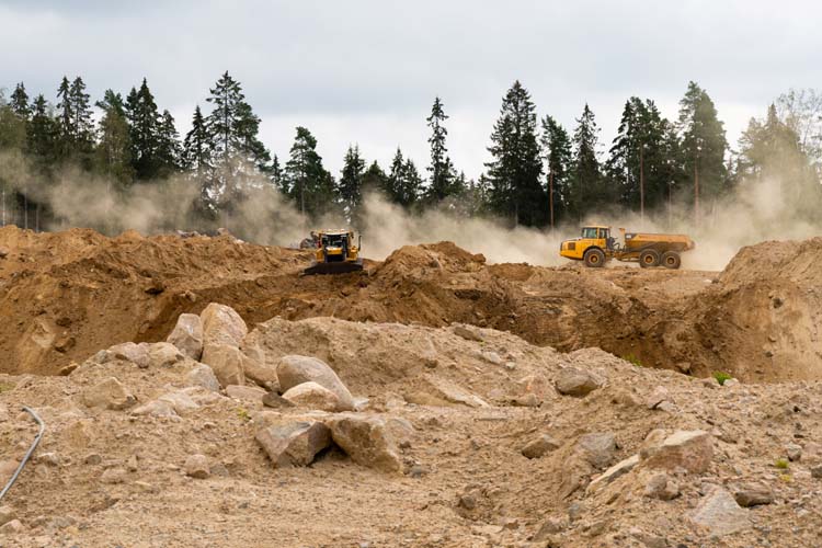 Travaux d'assainissement à Libourne